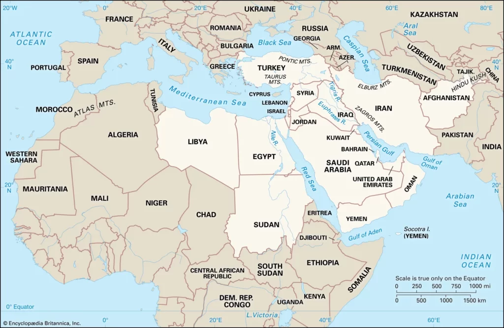 Middle East Map
